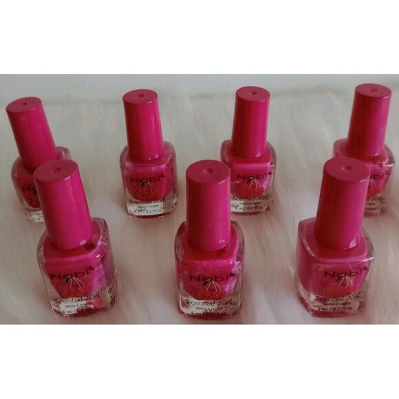 Lot of 7 Fuchsia Nail Polish Small .21 Fl Oz Party Favors Gifts Beauty Women's - Picture 2 of 4